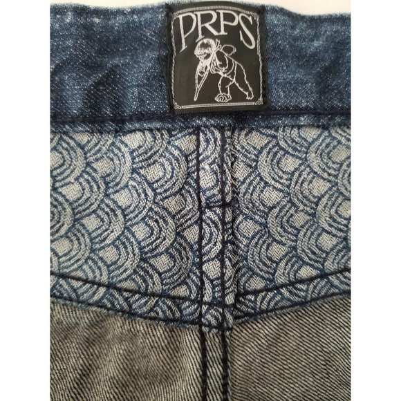 PRPS Demon Fit Button Fly Men's Jeans Purposely Distressed Denim Size 36x34 - Picture 4 of 12